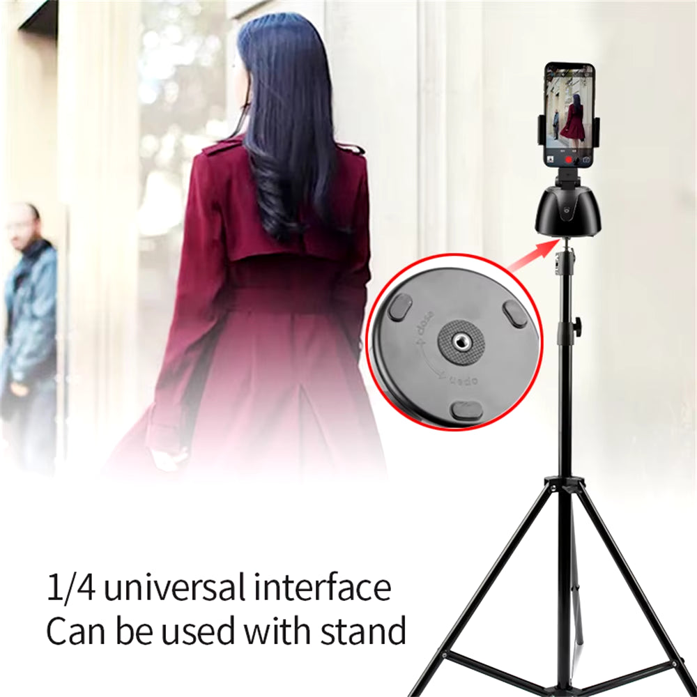 Auto Face Tracking Gimbal Stabilizer Phone Tripod Accessories 360 Rotation Live Smart AI Follow-Up Photo Vlog Video Recorder