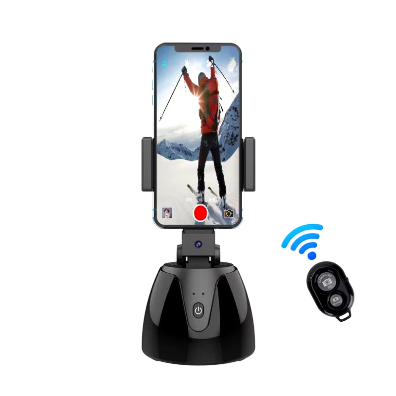 Auto Face Tracking Gimbal Stabilizer Phone Tripod Accessories 360 Rotation Live Smart AI Follow-Up Photo Vlog Video Recorder