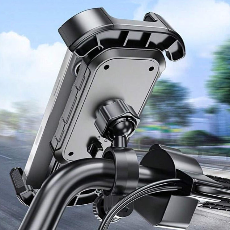 Bike Phone Holder, [2024 Upgrade] Motorcycle Phone Mount, Bicycle Phone Holder, Handlebar Phone Mount, for Iphone Bike Mount, Bike Accessories, Bicycle Accessories