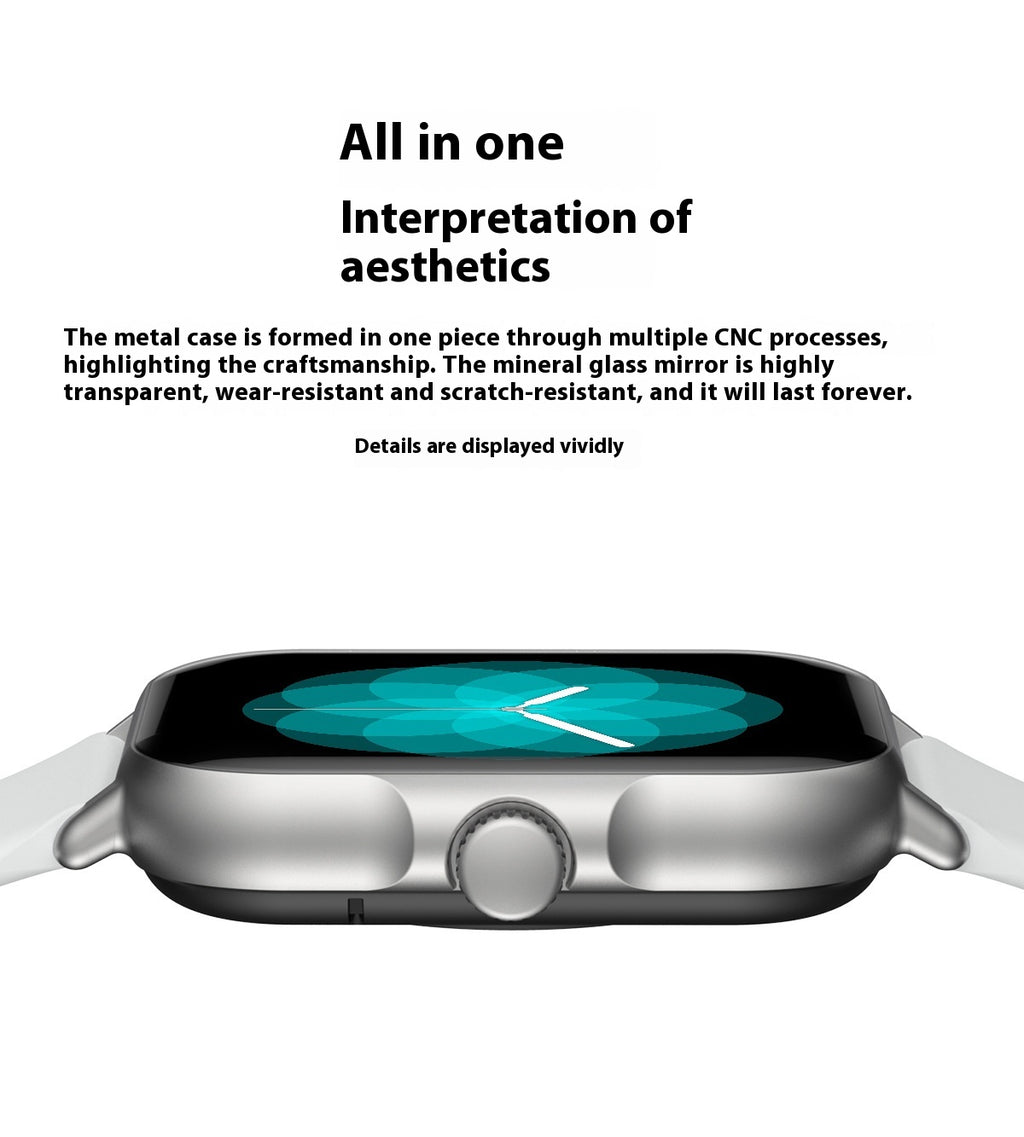 Bluetooth-Compatible Calling Smart Watch Message Reminder Sports Heart Rate Sleep Monitoring