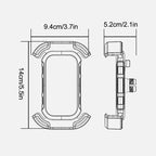 Bike Phone Holder, [2024 Upgrade] Motorcycle Phone Mount, Bicycle Phone Holder, Handlebar Phone Mount, for Iphone Bike Mount, Bike Accessories, Bicycle Accessories