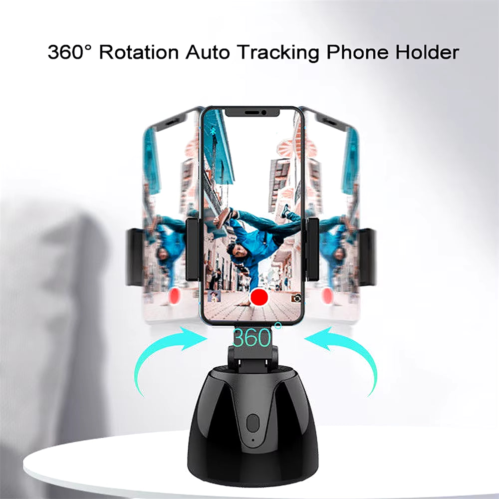 Auto Face Tracking Gimbal Stabilizer Phone Tripod Accessories 360 Rotation Live Smart AI Follow-Up Photo Vlog Video Recorder