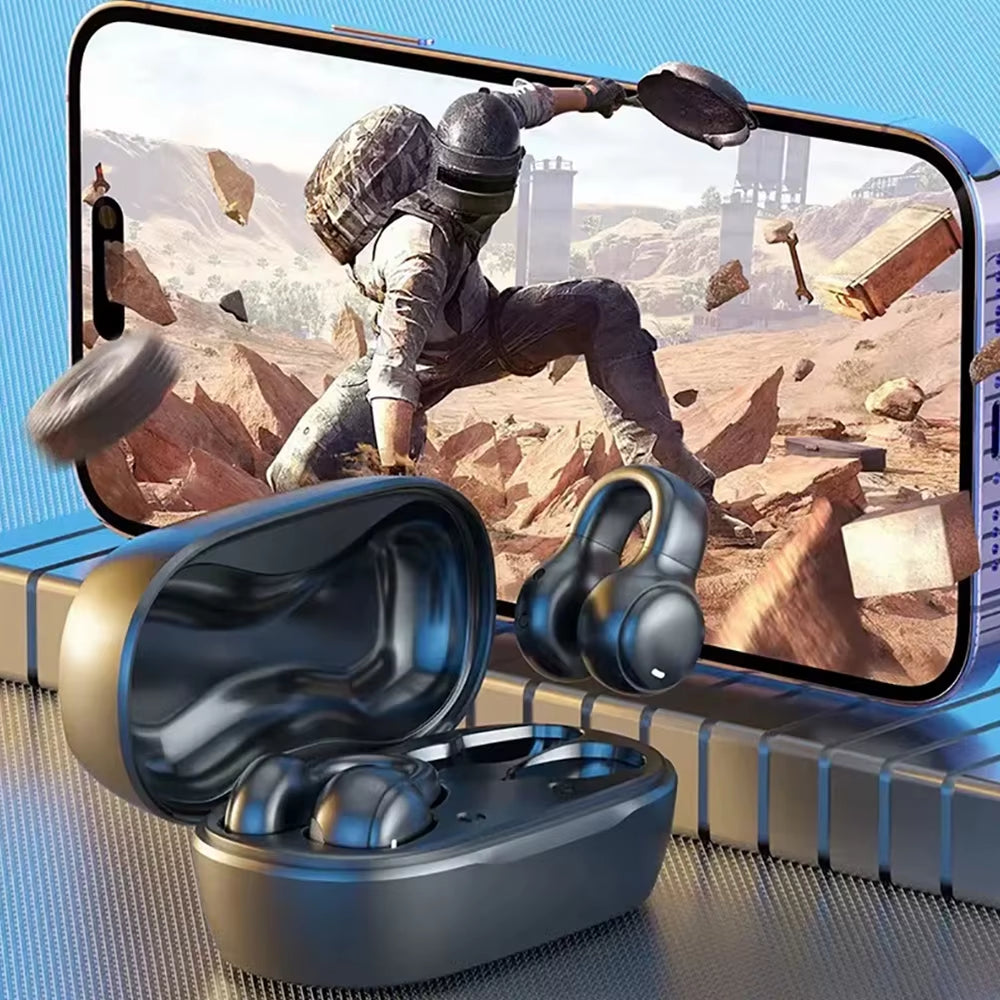 Bone Conduction Wireless Headphones Hifi Bluetooth 5.3 Gaming Headsets Noise Canceling Sport Earphones for Xiaomi Iphone