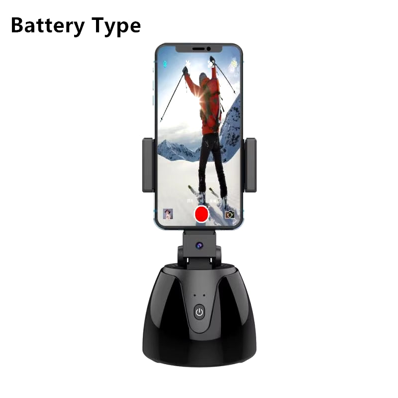 Auto Face Tracking Gimbal Stabilizer Phone Tripod Accessories 360 Rotation Live Smart AI Follow-Up Photo Vlog Video Recorder
