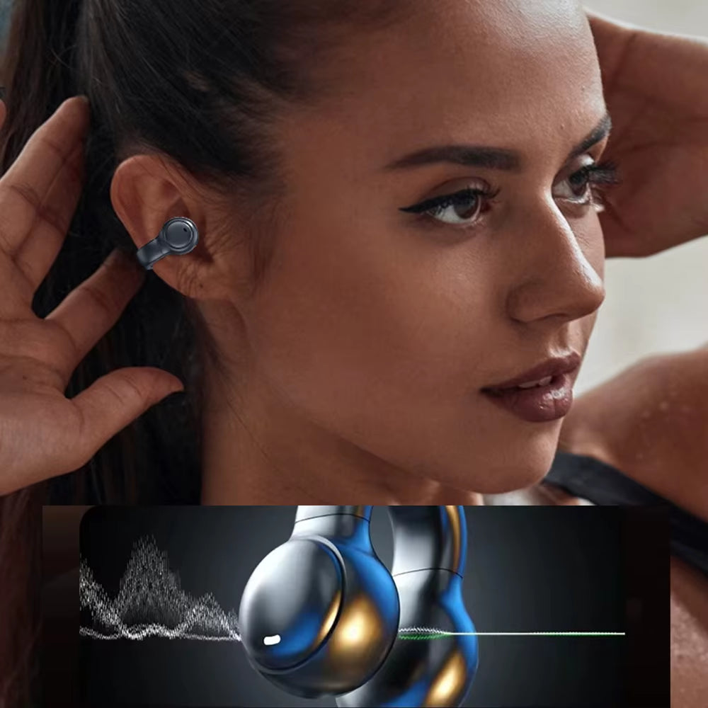 Bone Conduction Wireless Headphones Hifi Bluetooth 5.3 Gaming Headsets Noise Canceling Sport Earphones for Xiaomi Iphone