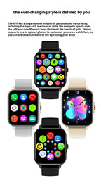 Bluetooth-Compatible Calling Smart Watch Message Reminder Sports Heart Rate Sleep Monitoring