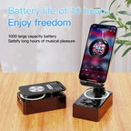 New Cell Phone Holder Stand with Bluetooth Speaker Adjustable Desktop Live Lazy Tablet Bracket Support Portable Wireless Speaker