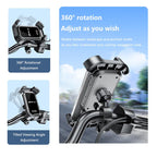Bike Phone Holder, [2024 Upgrade] Motorcycle Phone Mount, Bicycle Phone Holder, Handlebar Phone Mount, for Iphone Bike Mount, Bike Accessories, Bicycle Accessories